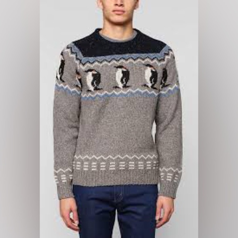 Urban Outfitters Character Hero Penguin Sweater Small